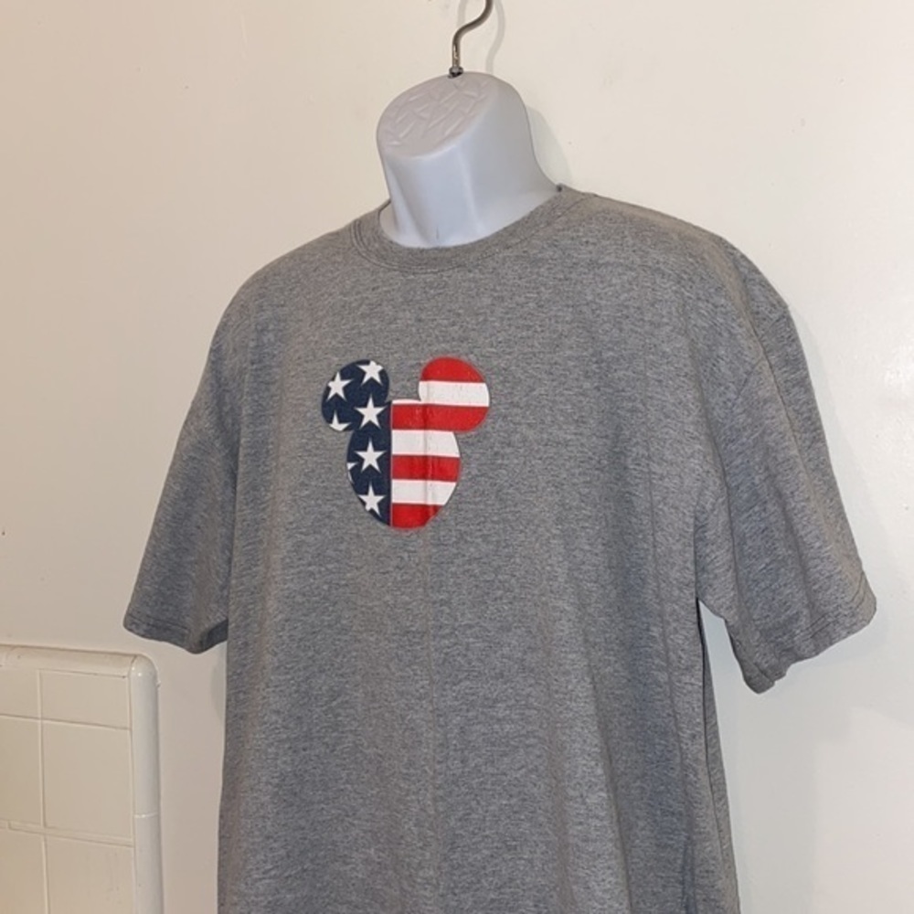 Unisex Disney World Patriotic Mickey Mouse Tee - Picture 4 of 10